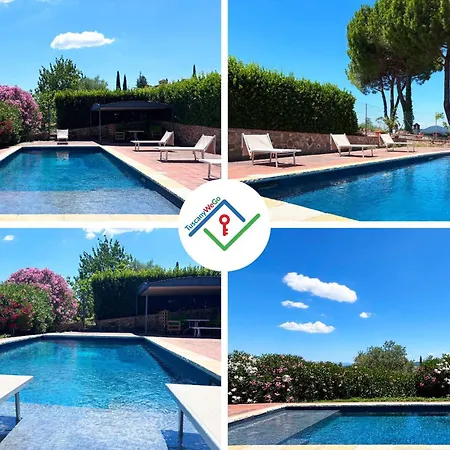 Villino Tre Pini Con Piscina Privata A Firenze By Tuscanywego فيلة Bargino